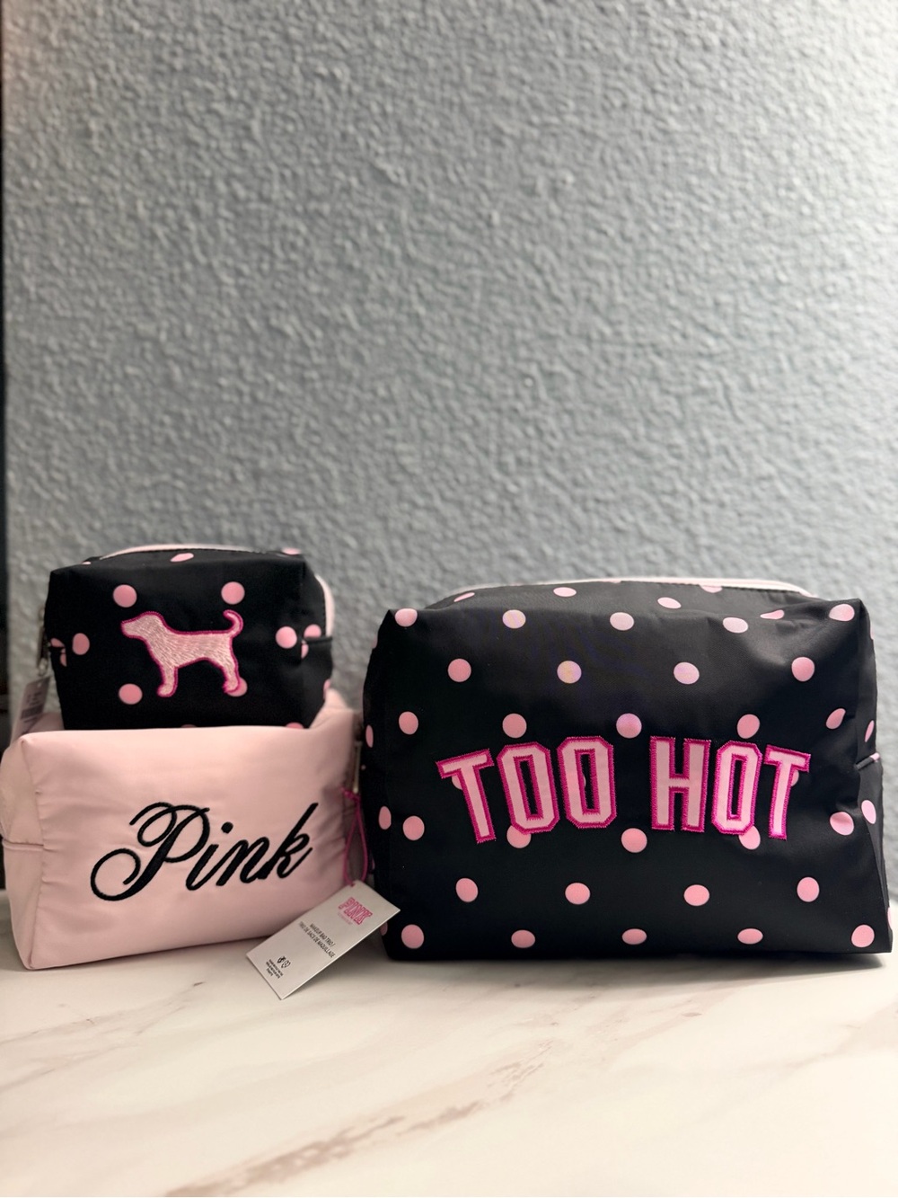 Victoria’s Secret pink makeup trio set